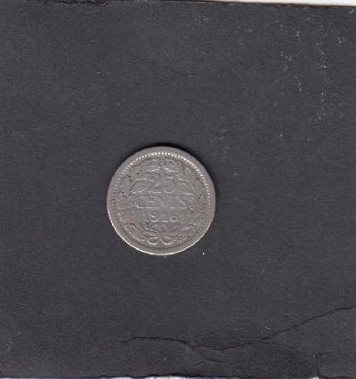 Beschrijving: 25 Cent WILHELMINA  